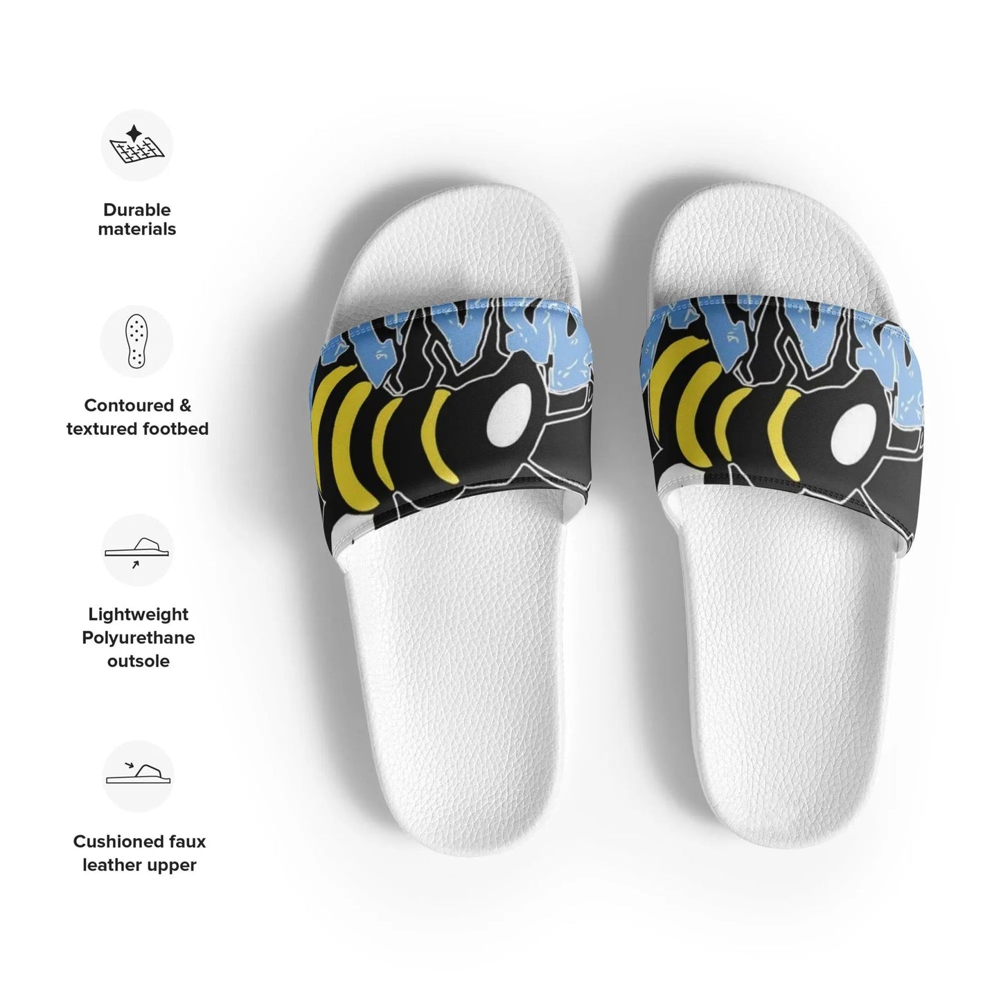 Beesmoove Men’s slides - Beesmoove