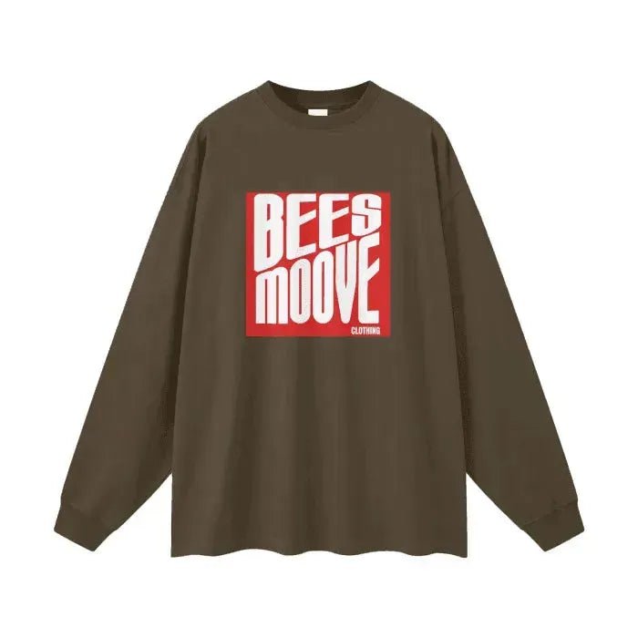 Beesmoove Minimalist Cotton Long Sleeve Tee - Beesmoove