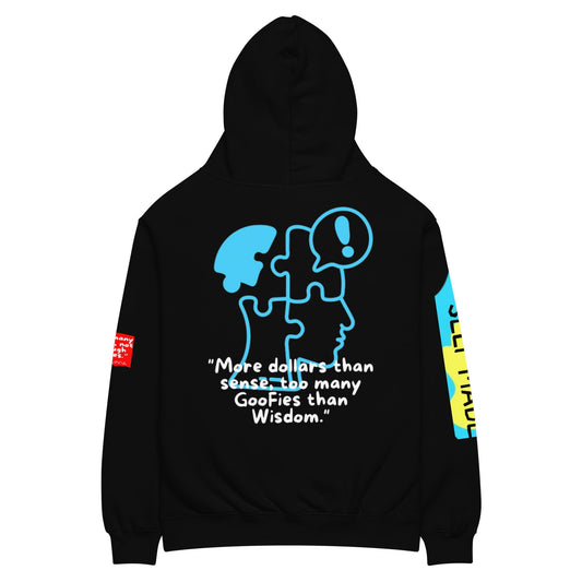 Beesmoove more dollars than sense Unisex oversized hoodie - Beesmoove