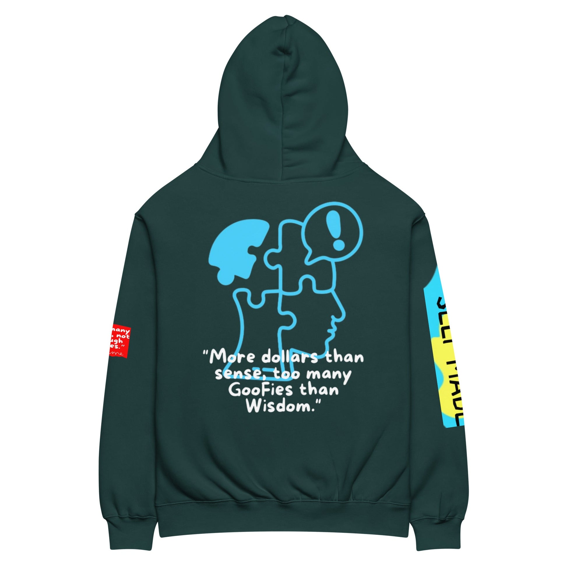 Beesmoove more dollars than sense Unisex oversized hoodie - Beesmoove