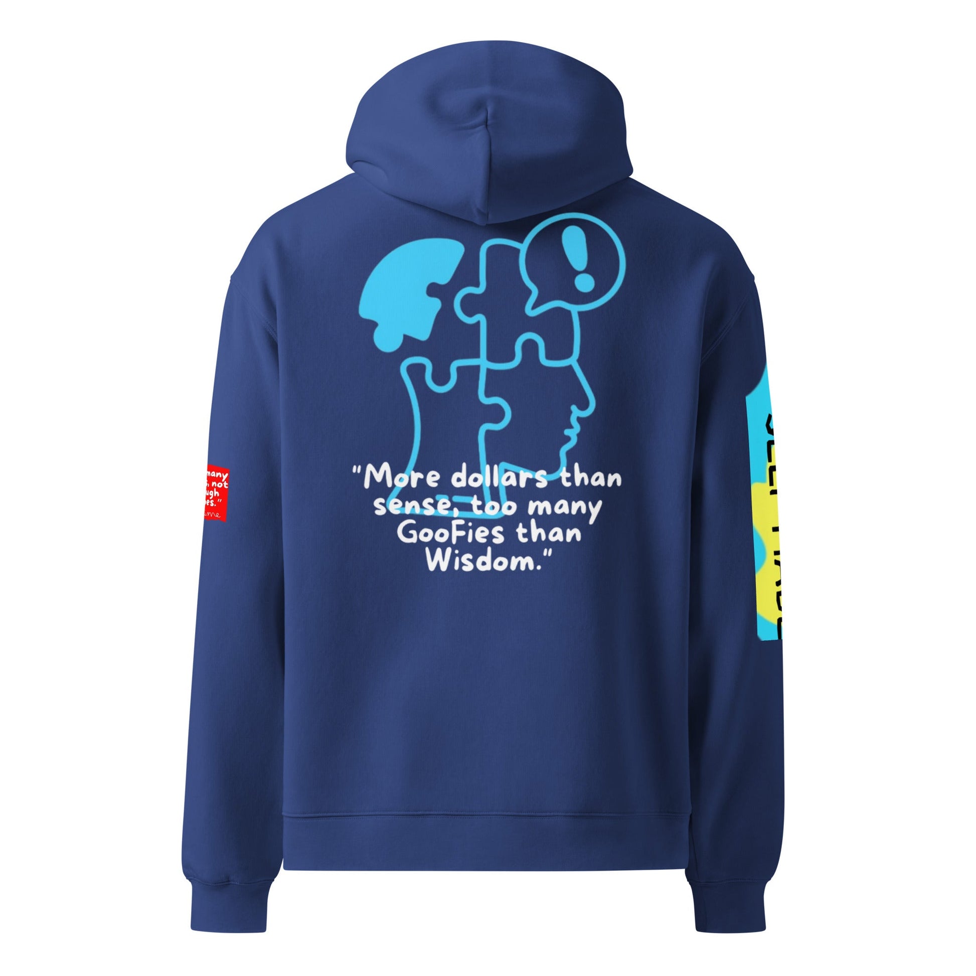 Beesmoove more dollars than sense Unisex oversized hoodie - Beesmoove