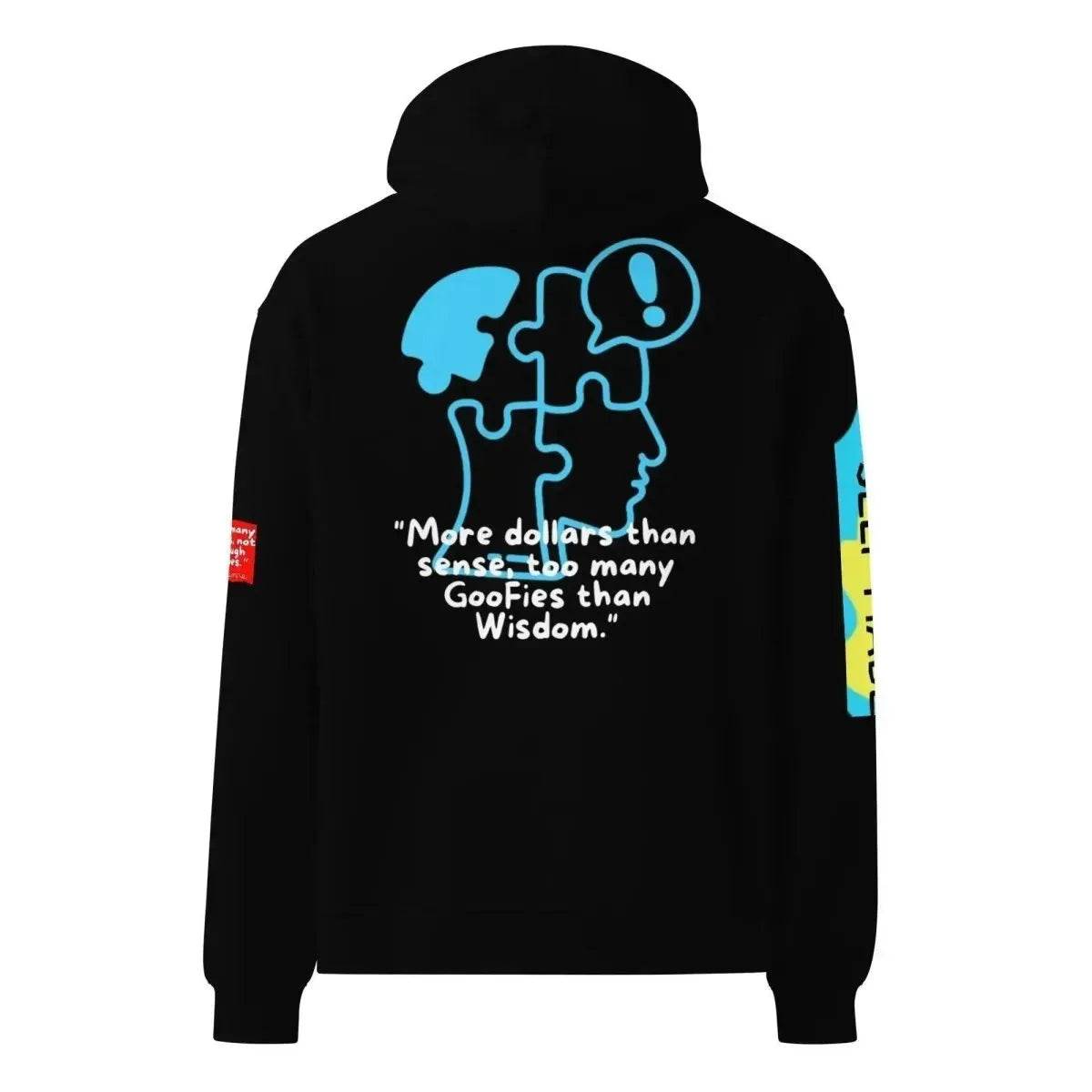Beesmoove more dollars than sense Unisex oversized hoodie - Beesmoove