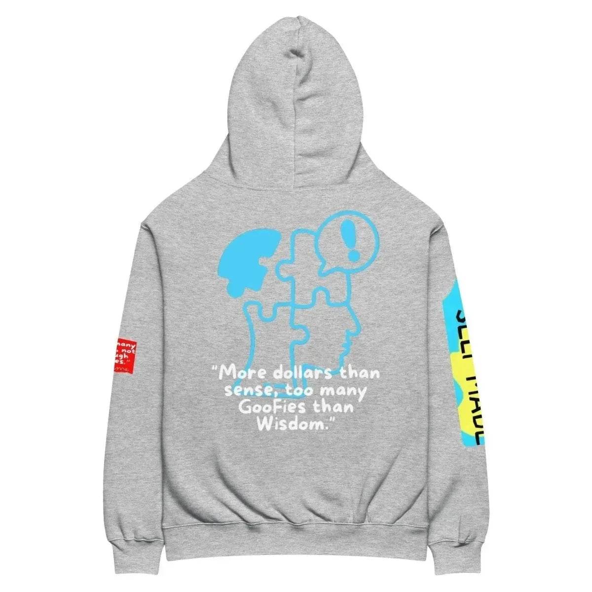 Beesmoove more dollars than sense Unisex oversized hoodie - Beesmoove