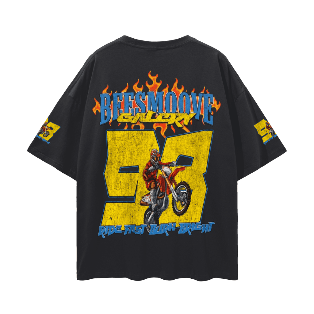 BEESMOOVE Motion Tour ‘98 (throwback) Drop Shoulder T-Shirt - Beesmoove