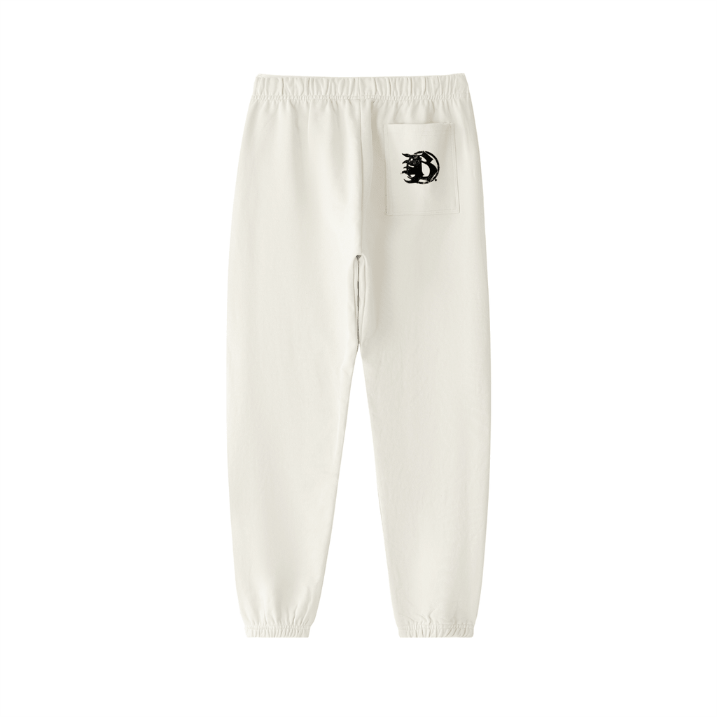 BEESMOOVE Motion unit BLK Essential Heavyweight Cotton Sweatpants - Beesmoove
