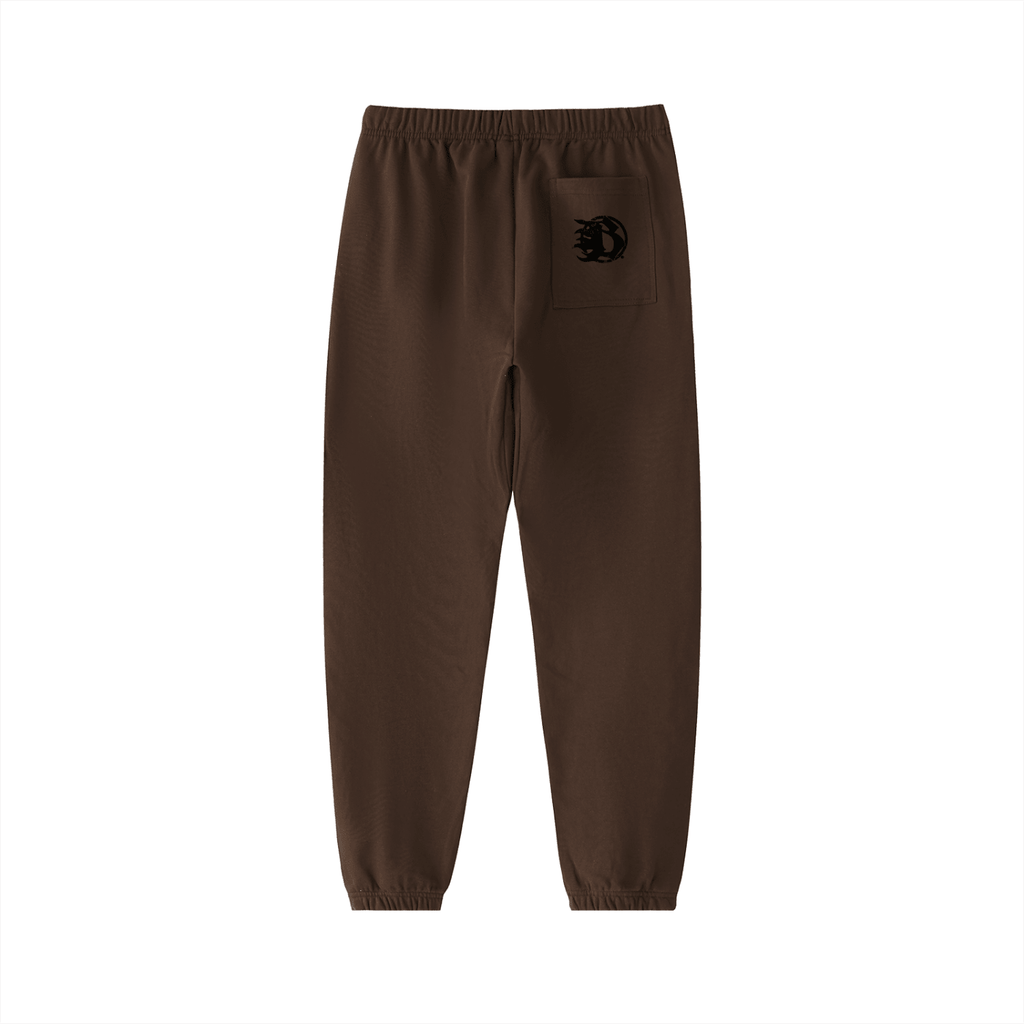 BEESMOOVE Motion unit BLK Essential Heavyweight Cotton Sweatpants - Beesmoove