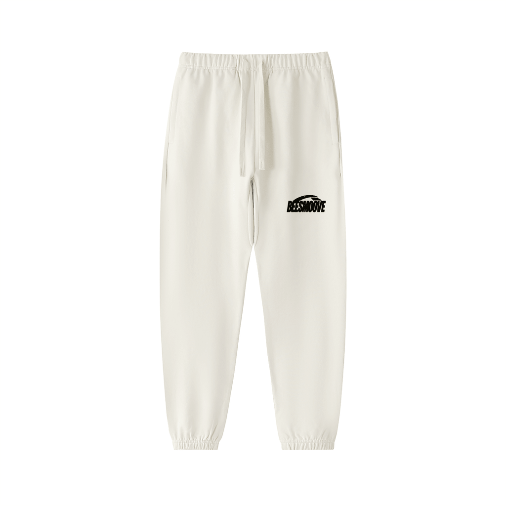 BEESMOOVE Motion unit BLK Essential Heavyweight Cotton Sweatpants - Beesmoove