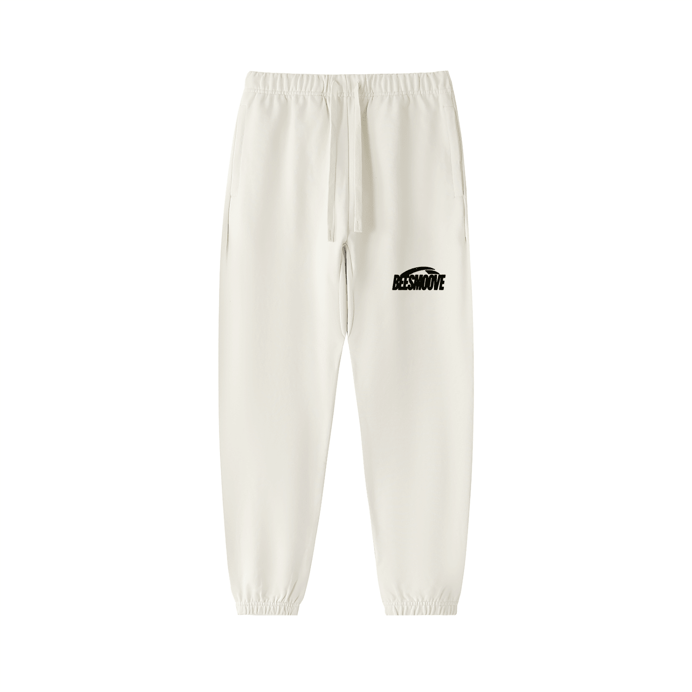 BEESMOOVE Motion unit BLK Essential Heavyweight Cotton Sweatpants - Beesmoove
