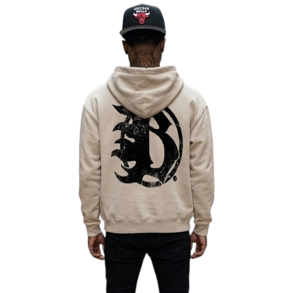 BEESMOOVE Motion unit BLK Essential Heavyweight Hoodie - Beesmoove