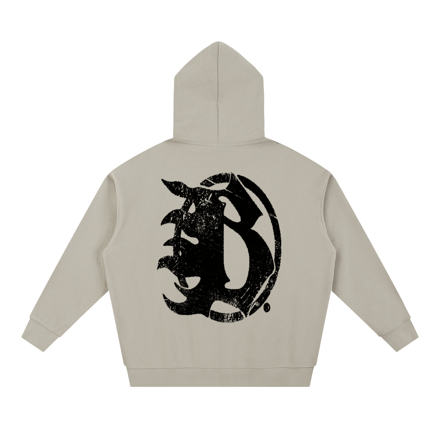 BEESMOOVE Motion unit BLK Essential Heavyweight Hoodie - Beesmoove