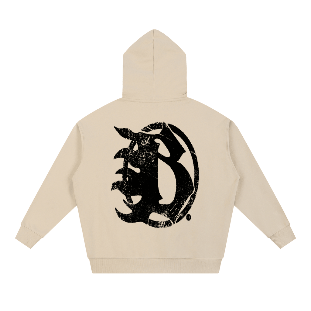 BEESMOOVE Motion unit BLK Essential Heavyweight Hoodie - Beesmoove