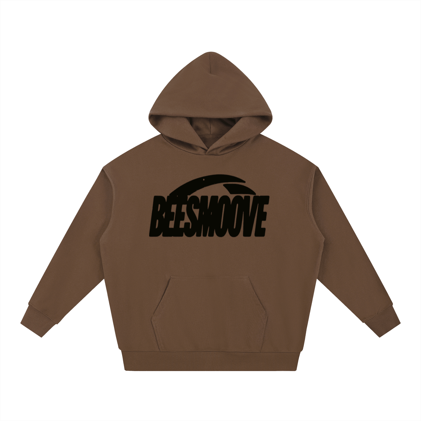 BEESMOOVE Motion unit BLK Essential Heavyweight Hoodie - Beesmoove