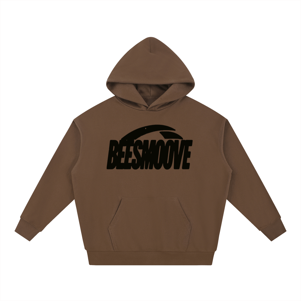 BEESMOOVE Motion unit BLK Essential Heavyweight Hoodie - Beesmoove
