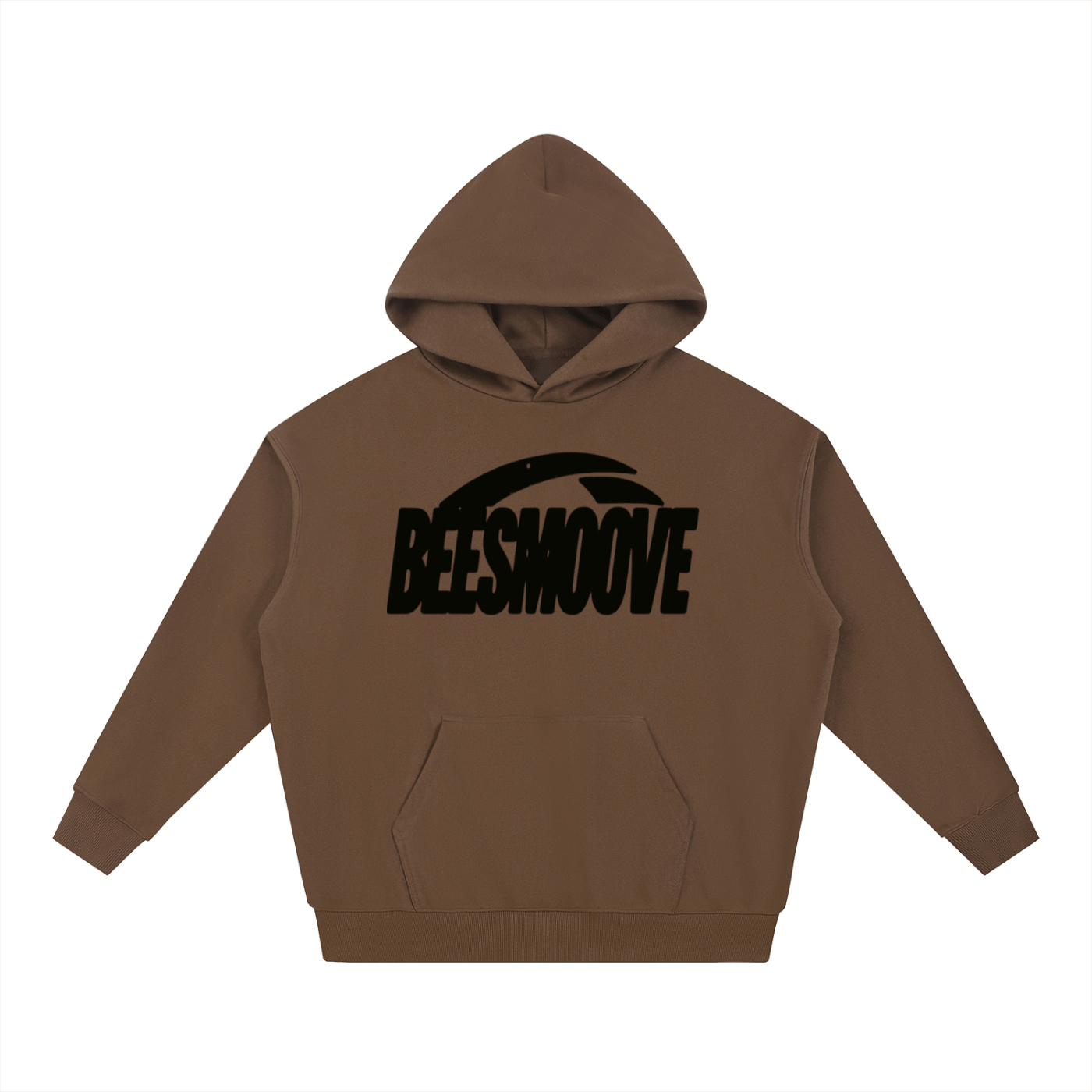 BEESMOOVE Motion unit BLK Essential Heavyweight Hoodie - Beesmoove