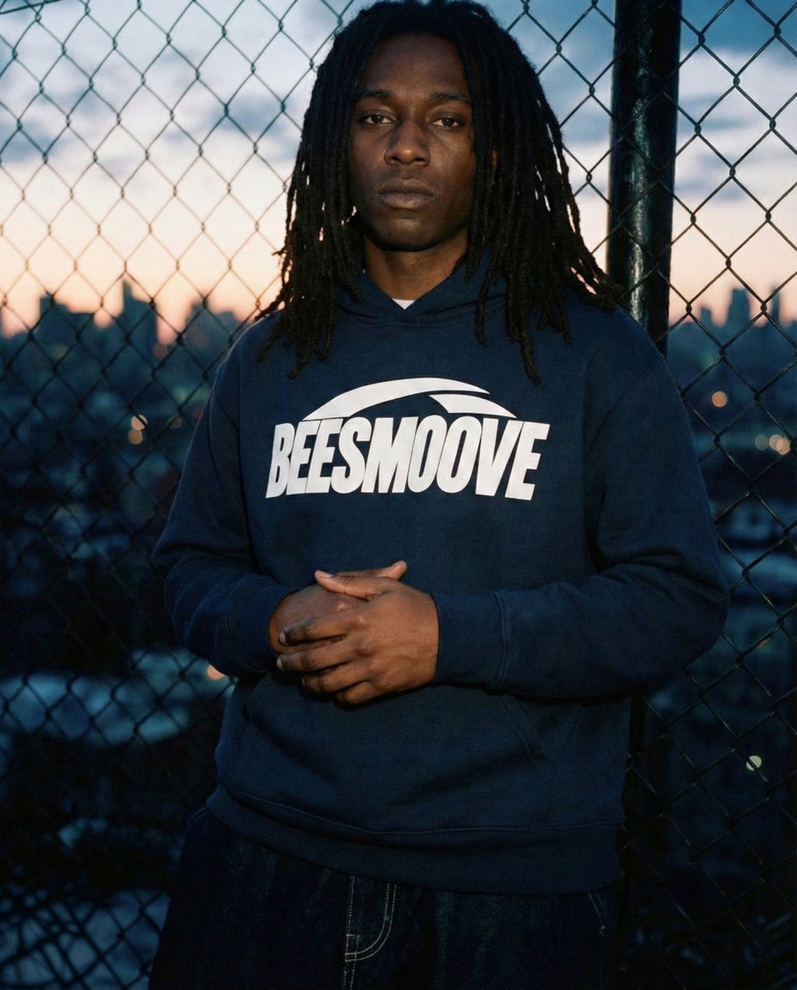 BEESMOOVE Motion unit Heavyweight Drop - Shoulder Hoodie - Beesmoove