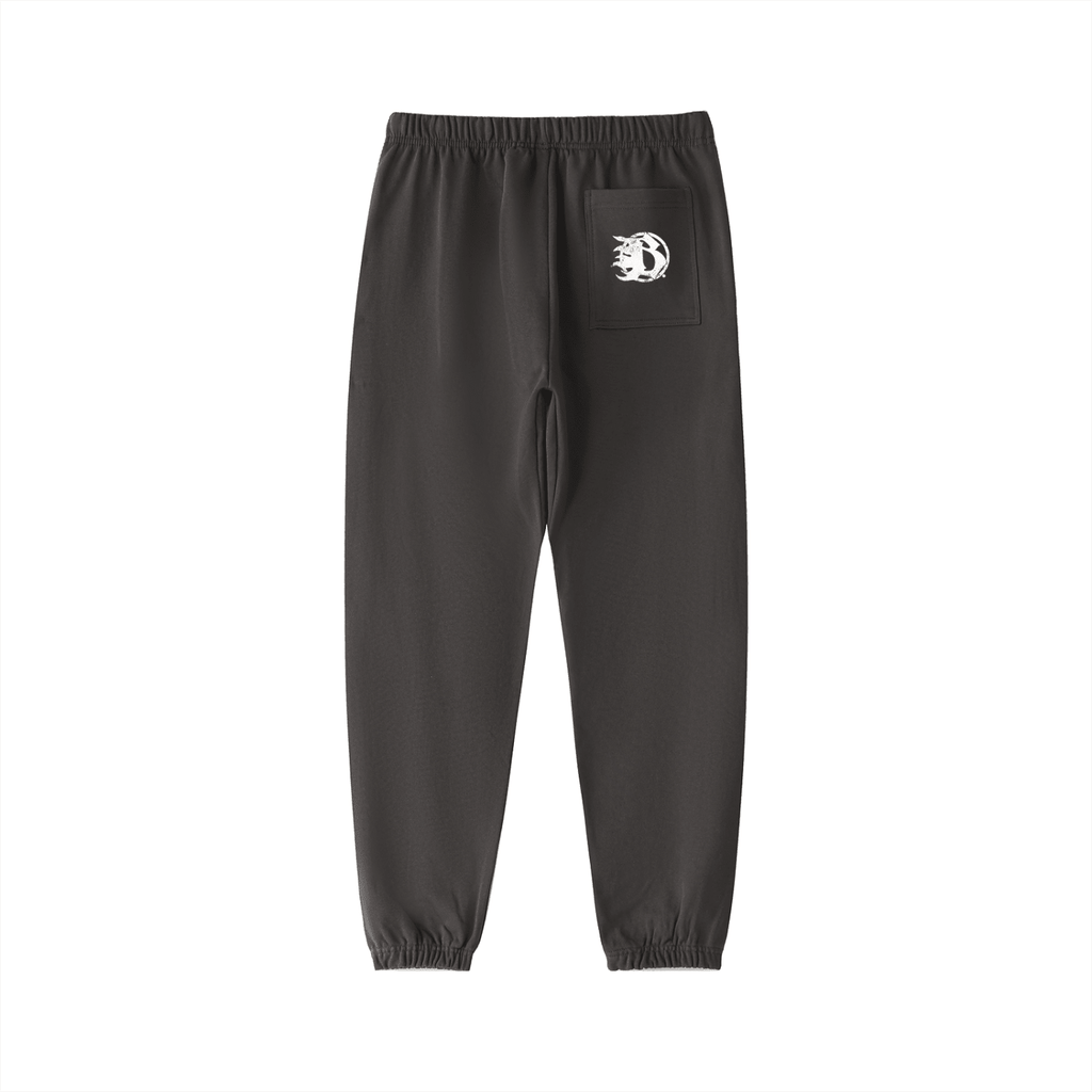 BEESMOOVE Motion unit White Essential Heavyweight Cotton Sweatpants - Beesmoove