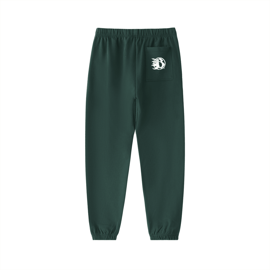 BEESMOOVE Motion unit White Essential Heavyweight Cotton Sweatpants - Beesmoove