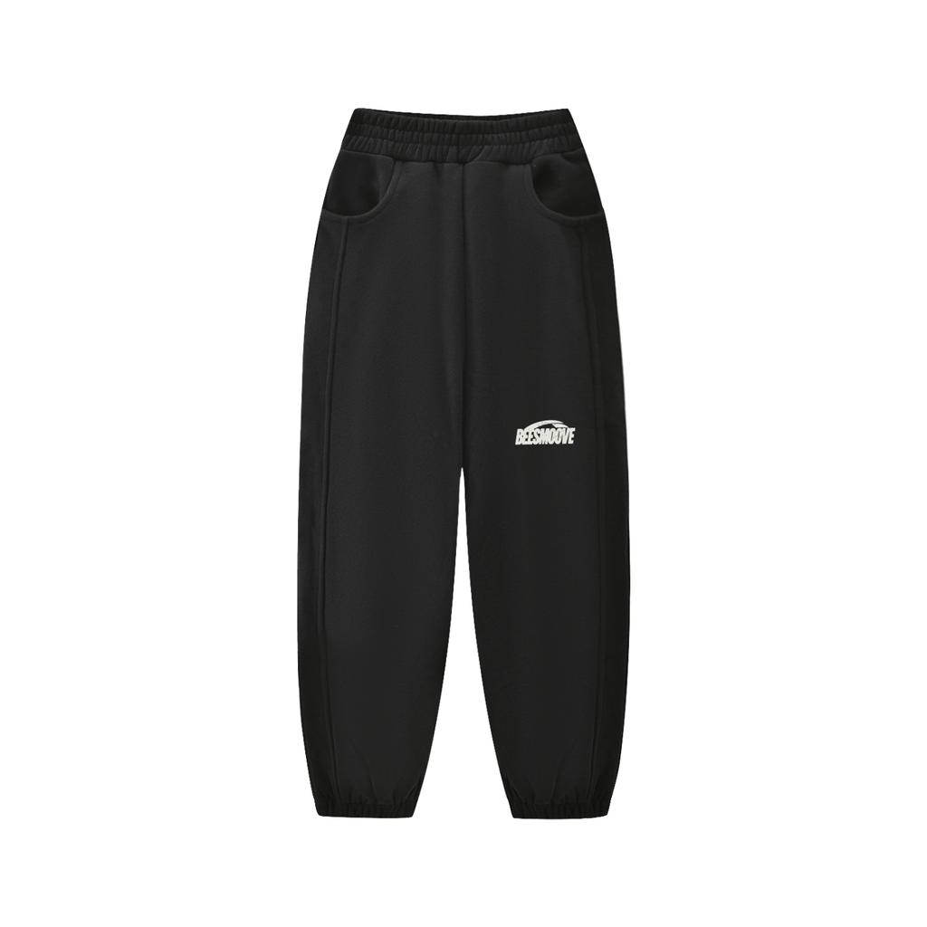 BEESMOOVE Motion unit White Essential Kids' Jogged Sweatpants - Beesmoove