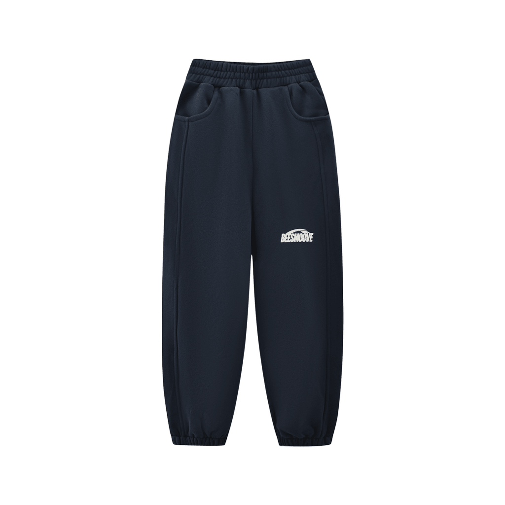 BEESMOOVE Motion unit White Essential Kids' Jogged Sweatpants - Beesmoove
