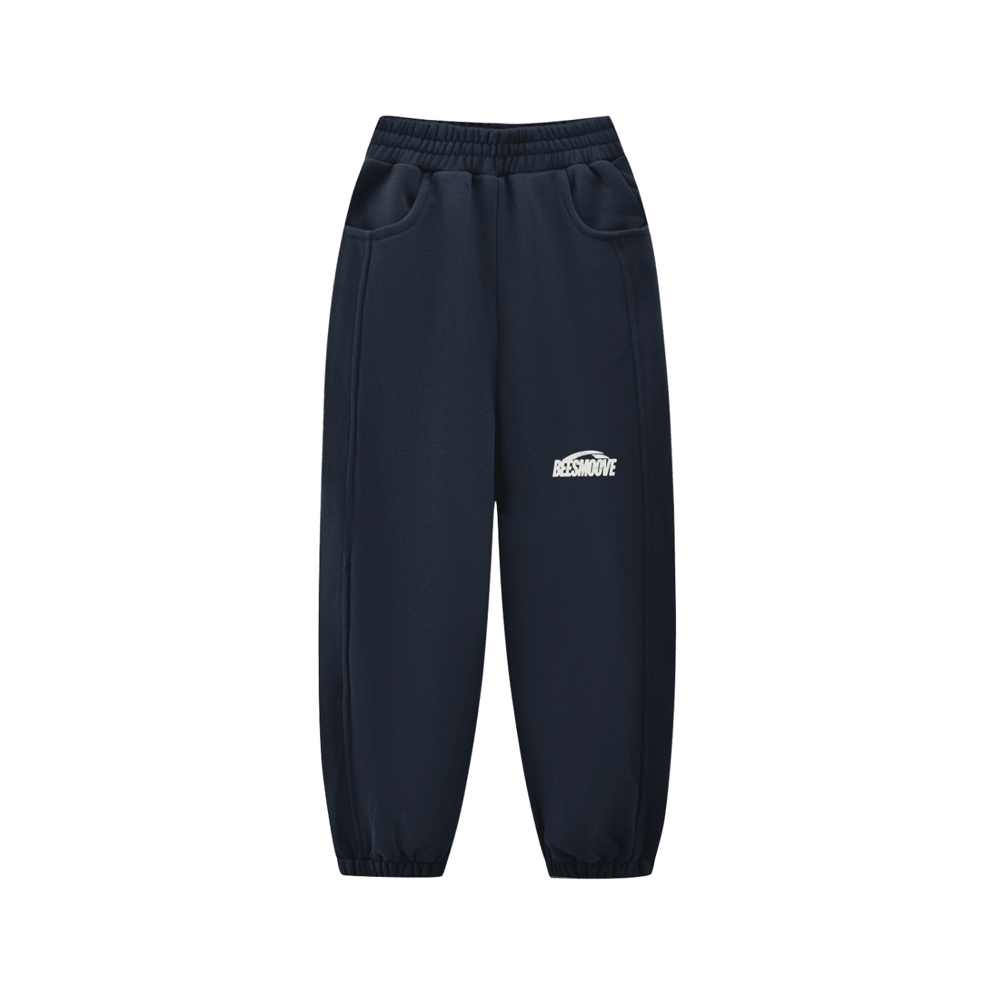 BEESMOOVE Motion unit White Essential Kids' Jogged Sweatpants - Beesmoove