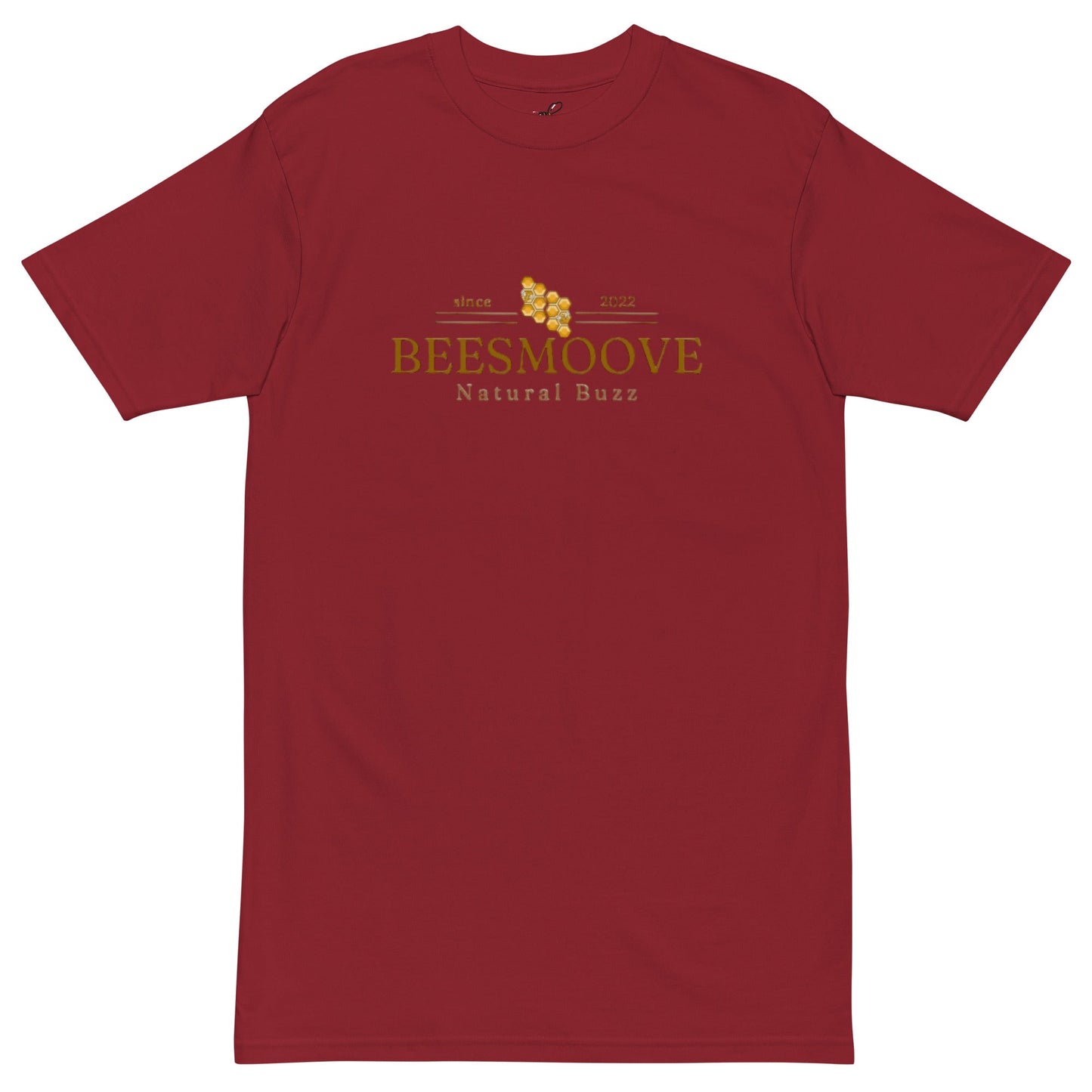 Beesmoove natural buzz Men’s premium heavyweight tee - Beesmoove