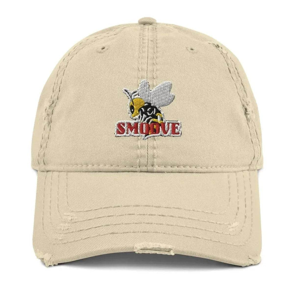 Beesmoove new logo Distressed Dad Hat - Beesmoove