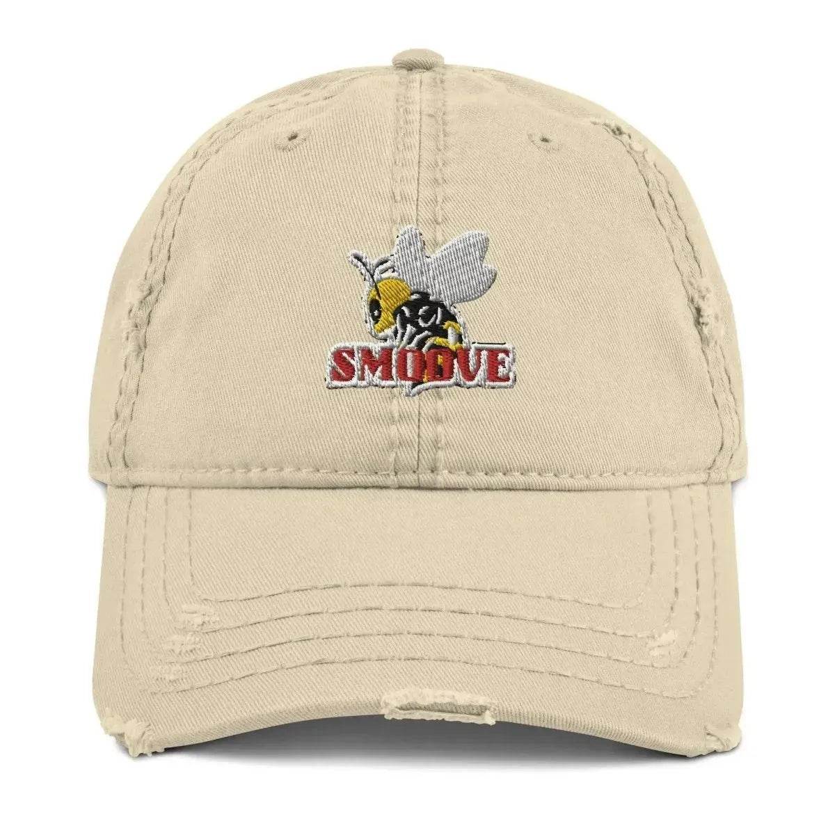 Beesmoove new logo Distressed Dad Hat - Beesmoove