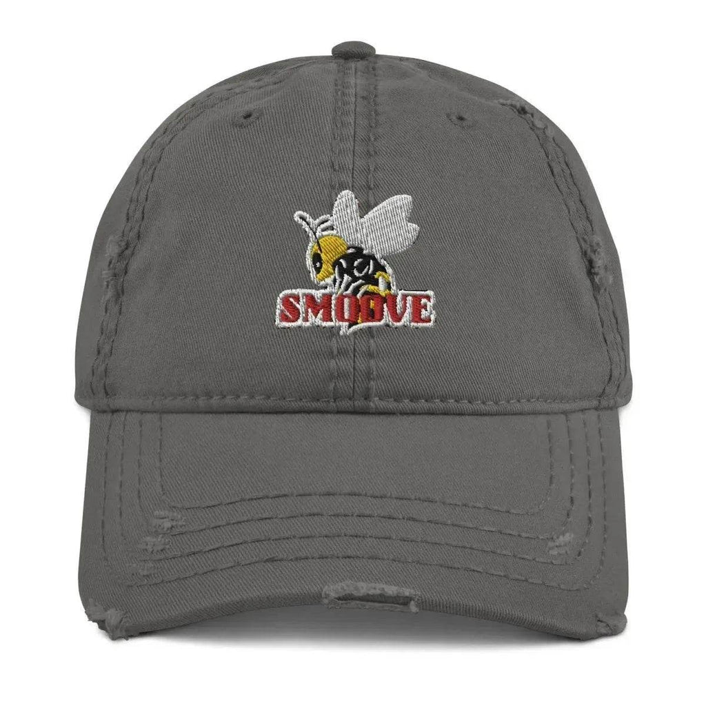 Beesmoove new logo Distressed Dad Hat - Beesmoove