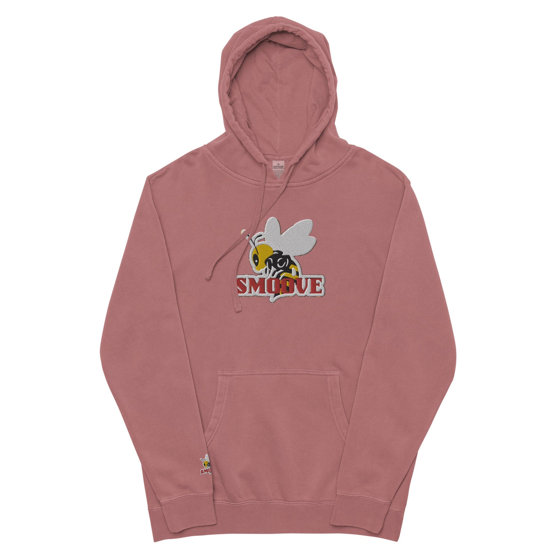 Beesmoove new logo pigment - dyed hoodie - Beesmoove