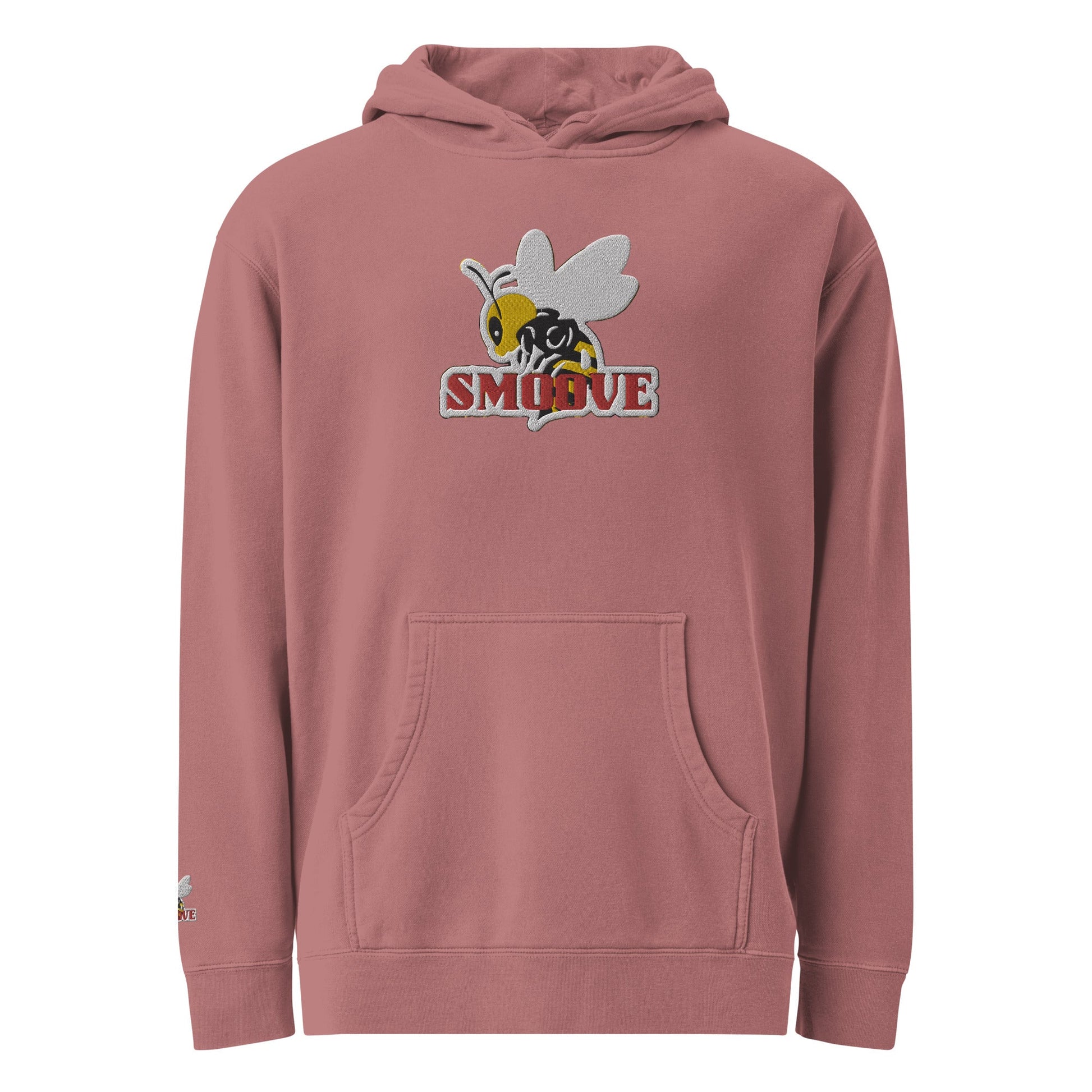 Beesmoove new logo pigment - dyed hoodie - Beesmoove