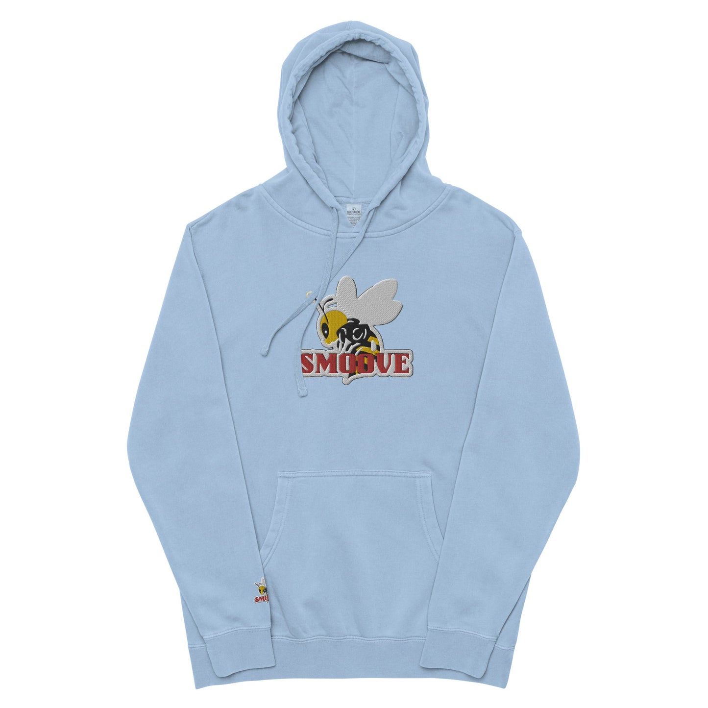 Beesmoove new logo pigment - dyed hoodie - Beesmoove