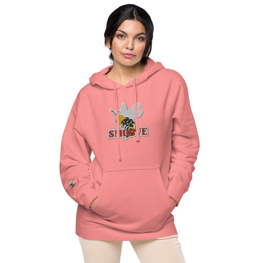 Beesmoove new logo pigment - dyed hoodie - Beesmoove