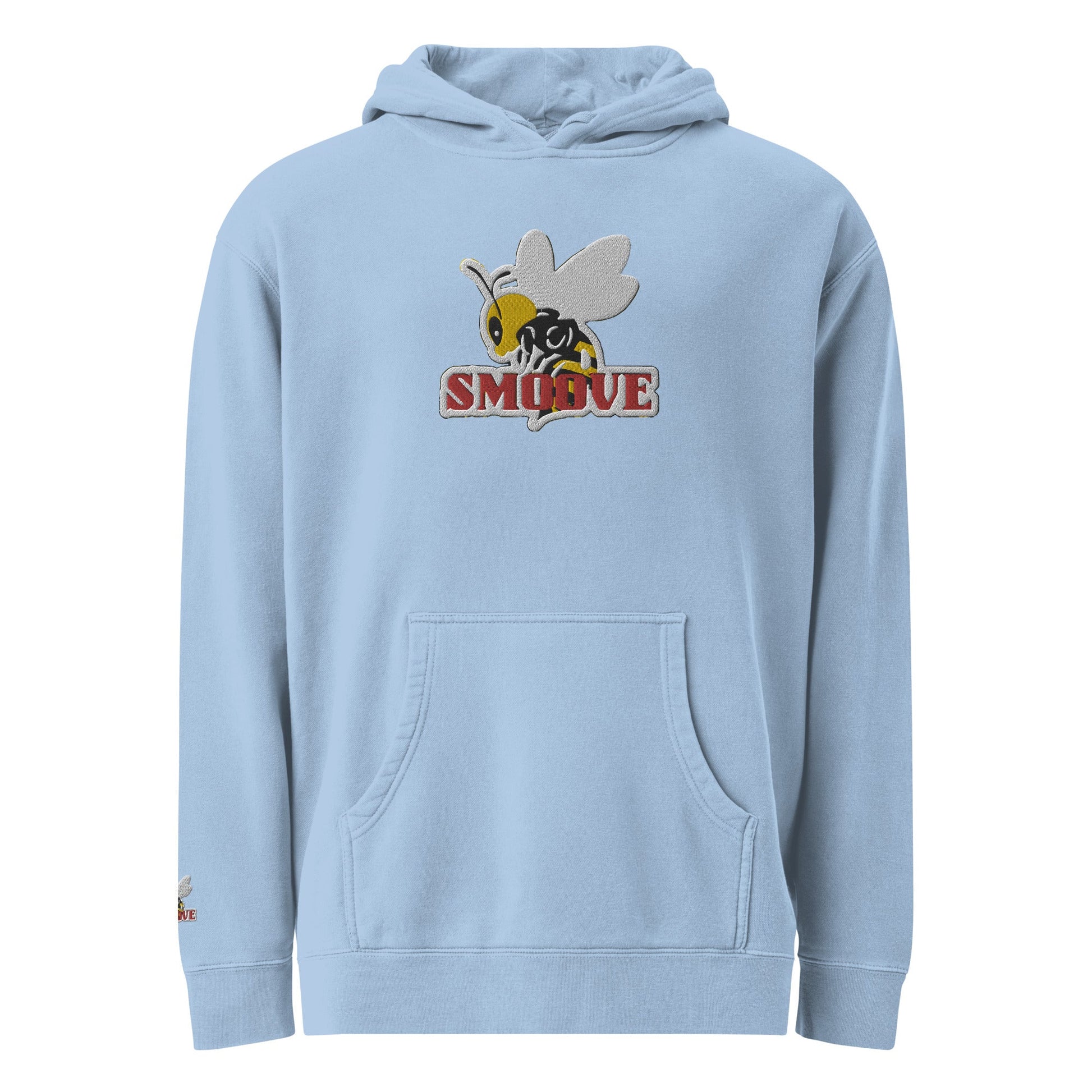 Beesmoove new logo pigment - dyed hoodie - Beesmoove