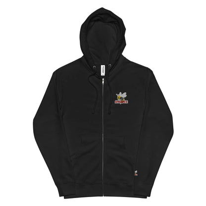 Beesmoove new logo Unisex fleece zip up hoodie - Beesmoove