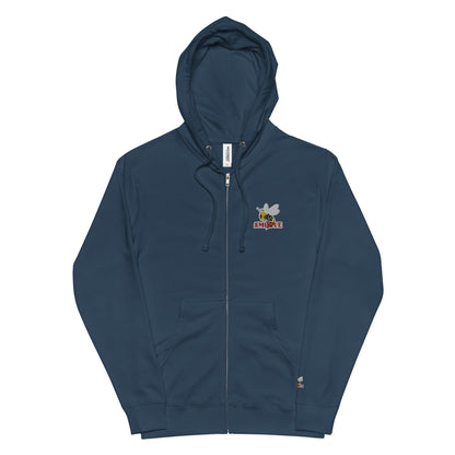 Beesmoove new logo Unisex fleece zip up hoodie - Beesmoove