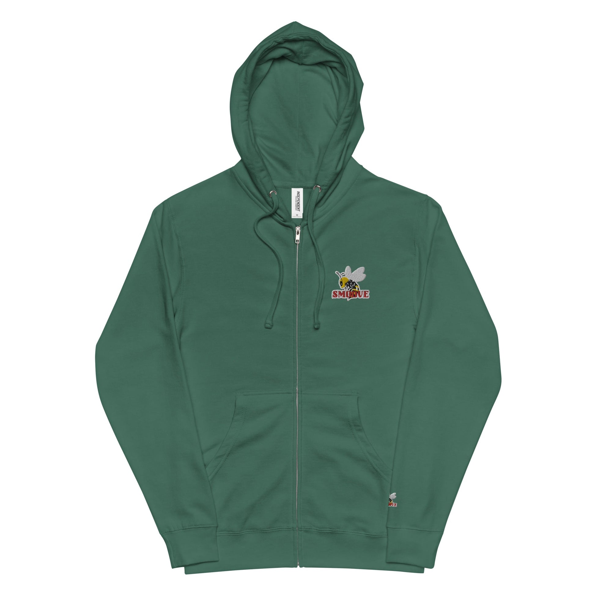 Beesmoove new logo Unisex fleece zip up hoodie - Beesmoove