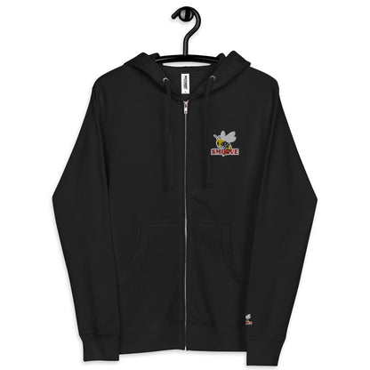 Beesmoove new logo Unisex fleece zip up hoodie - Beesmoove