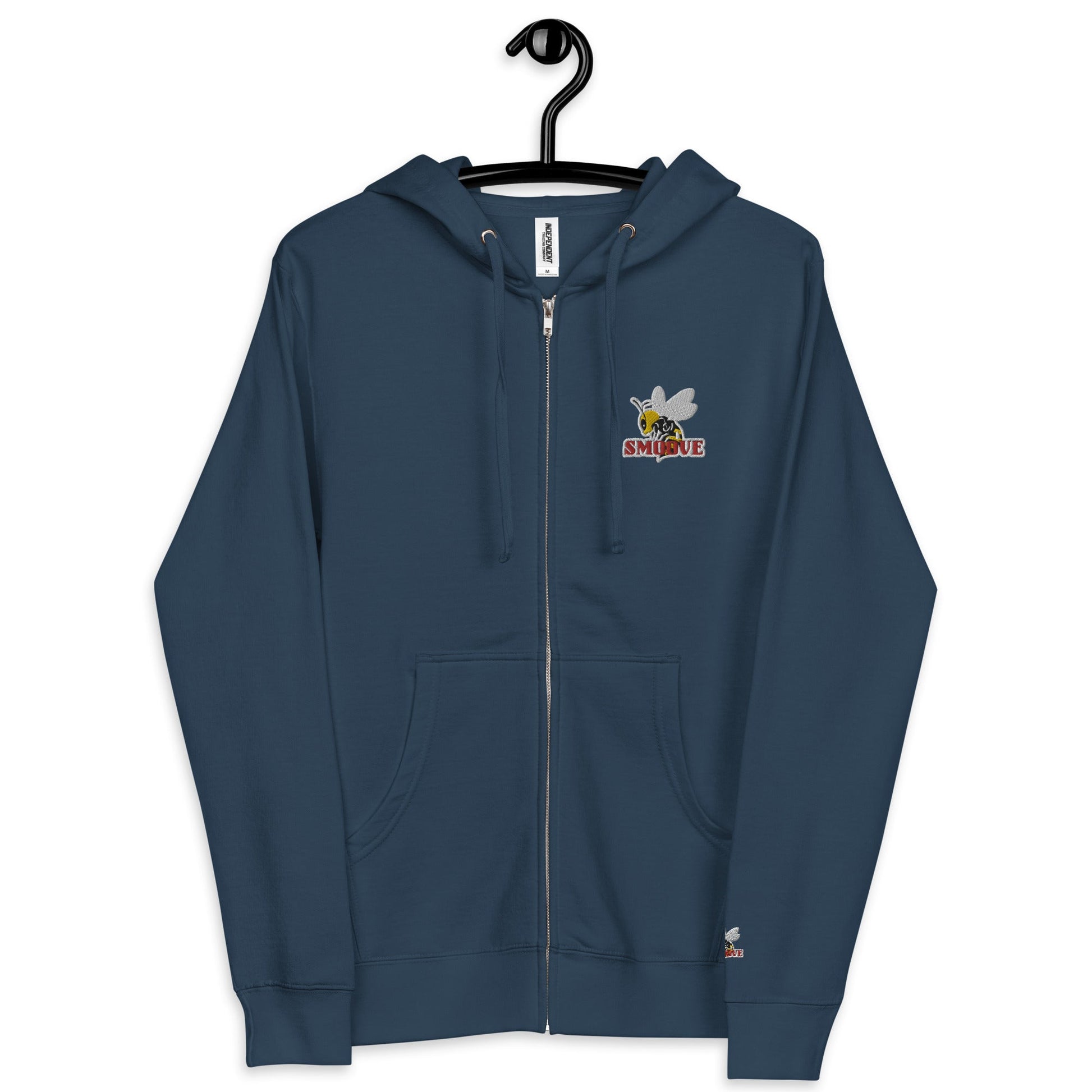 Beesmoove new logo Unisex fleece zip up hoodie - Beesmoove