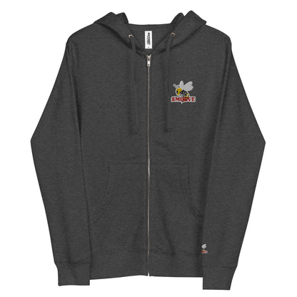 Beesmoove new logo Unisex fleece zip up hoodie - Beesmoove