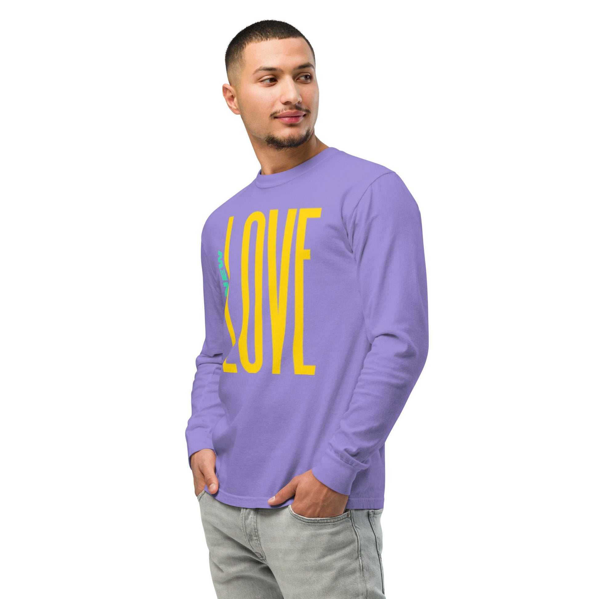 Beesmoove new love Garment - dyed heavyweight long - sleeve shirt - Beesmoove