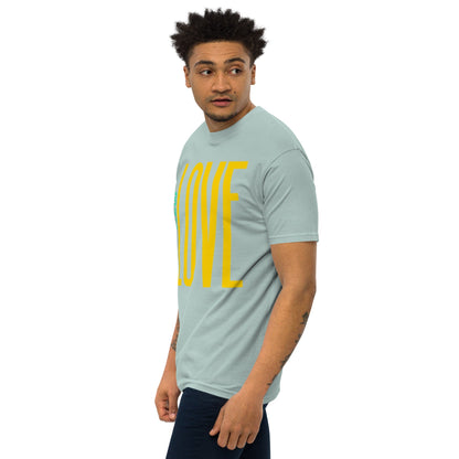 Beesmoove new love Men’s premium heavyweight tee - Beesmoove