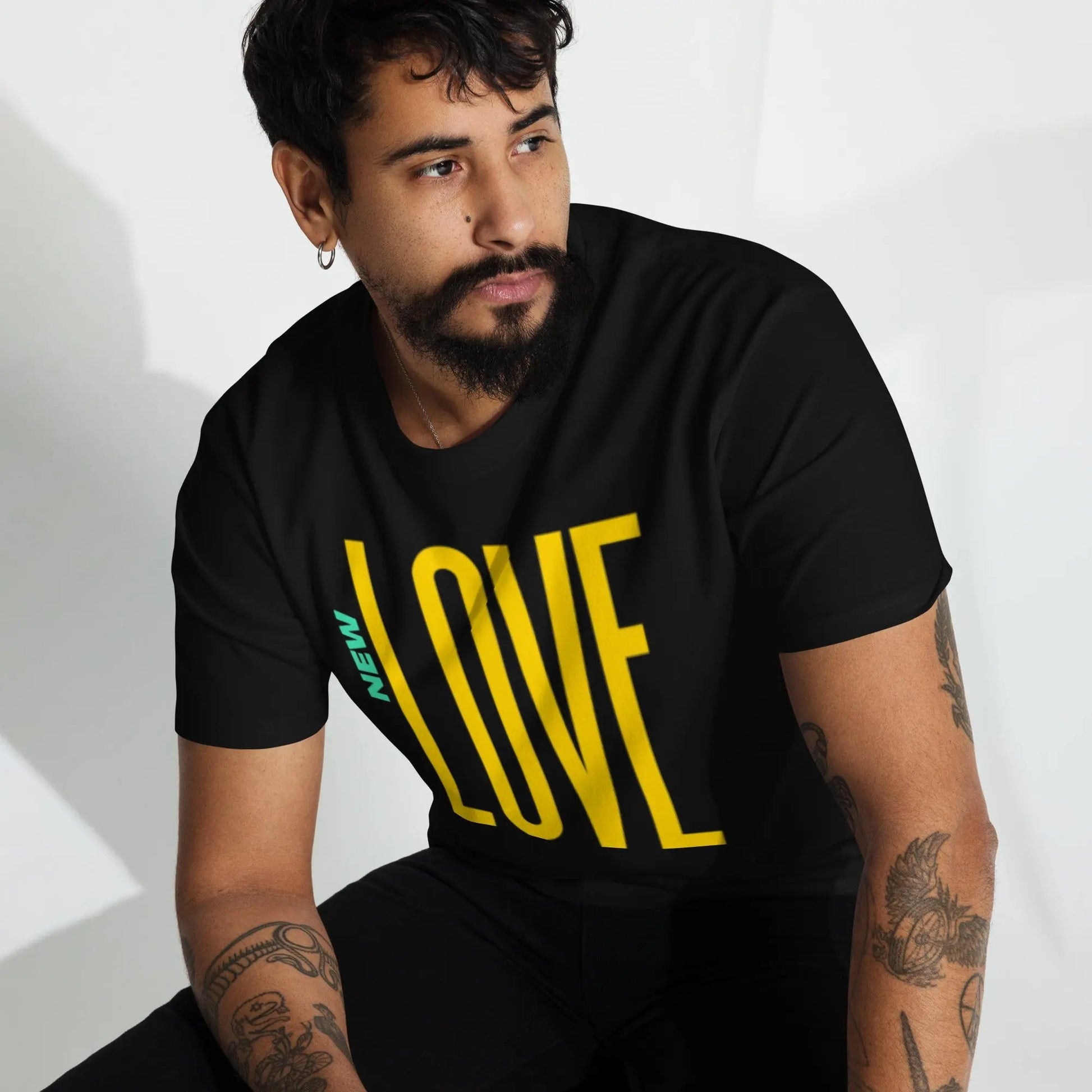 Beesmoove new love Men’s premium heavyweight tee - Beesmoove