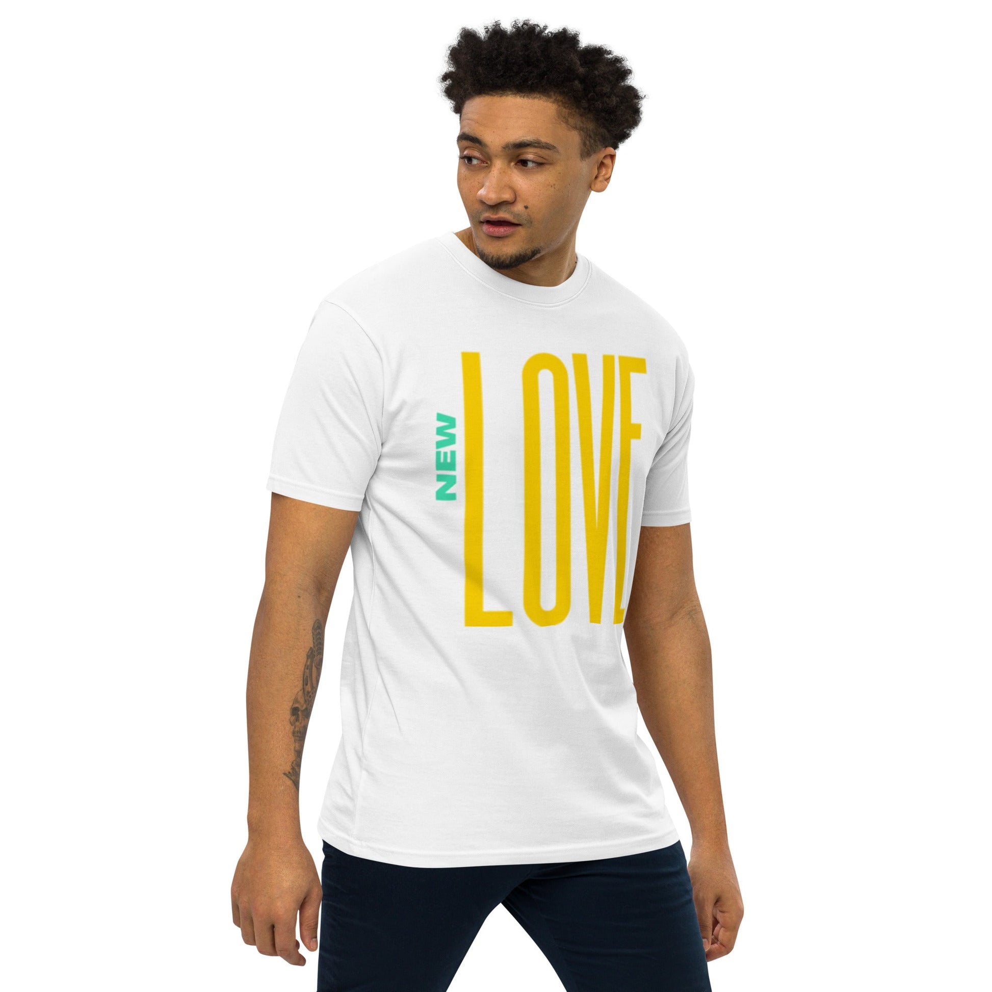 Beesmoove new love Men’s premium heavyweight tee - Beesmoove