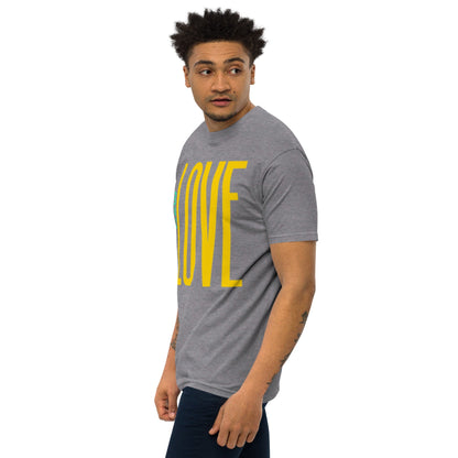 Beesmoove new love Men’s premium heavyweight tee - Beesmoove