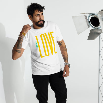 Beesmoove new love Men’s premium heavyweight tee - Beesmoove