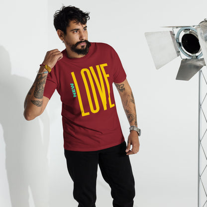 Beesmoove new love Men’s premium heavyweight tee - Beesmoove