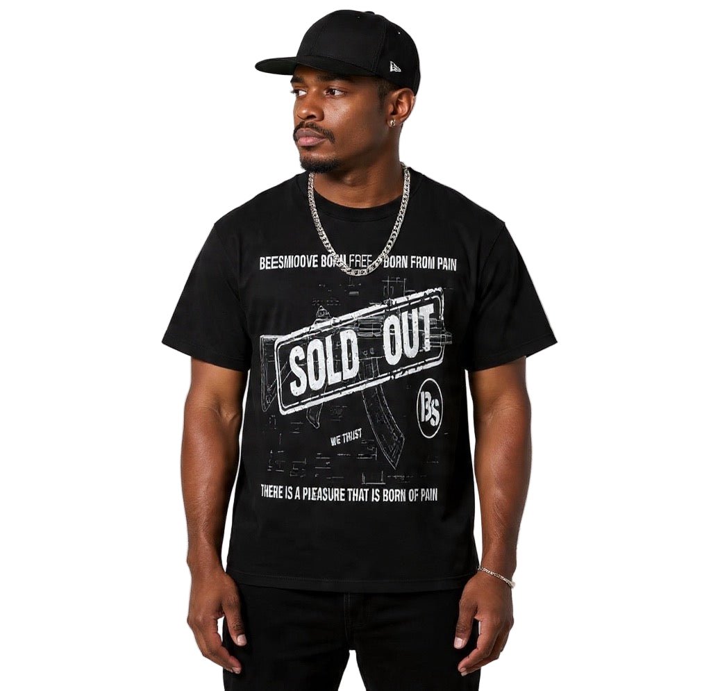 BEESMOOVE No Pain, No Freedom Seamless Cotton T-Shirt - Beesmoove