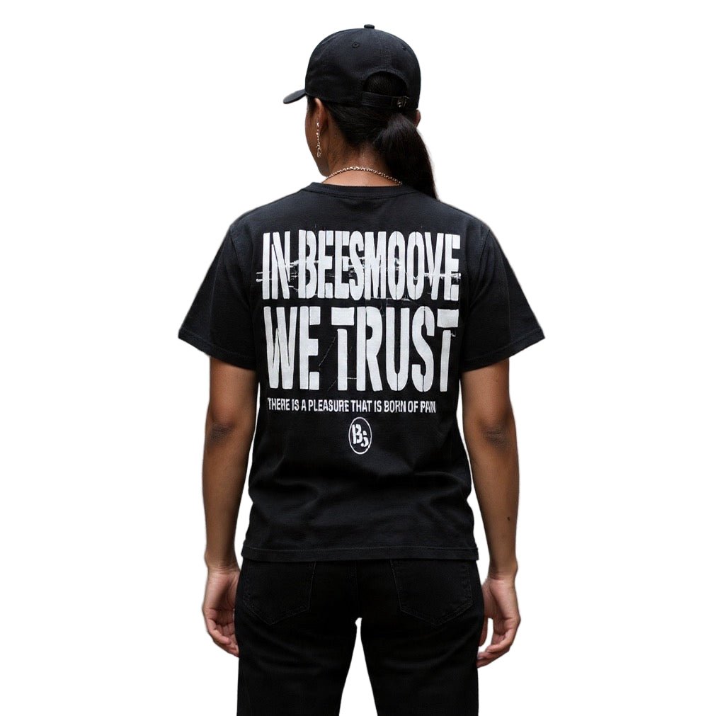 BEESMOOVE No Pain, No Freedom Seamless Cotton T-Shirt - Beesmoove