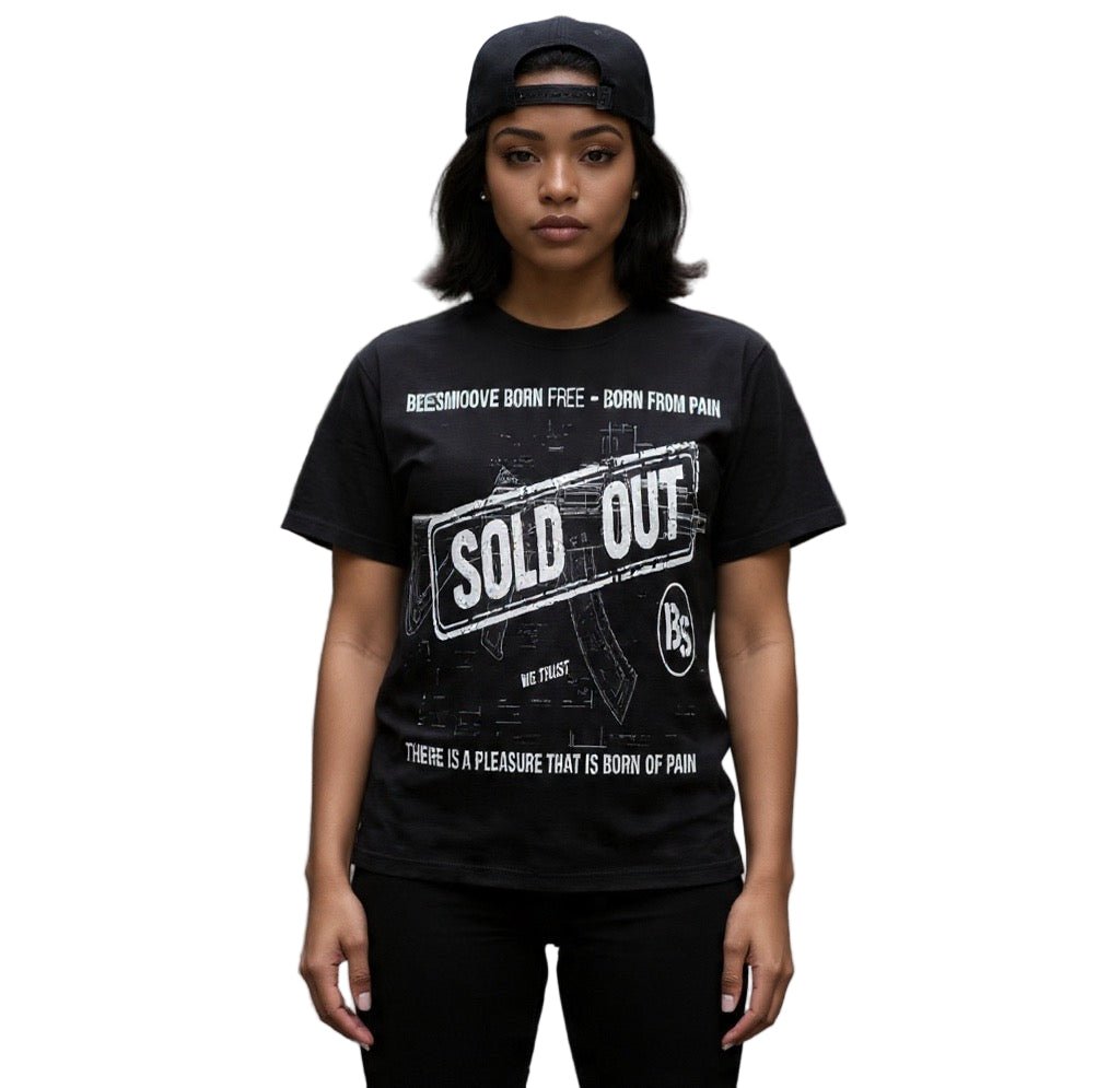 BEESMOOVE No Pain, No Freedom Seamless Cotton T-Shirt - Beesmoove