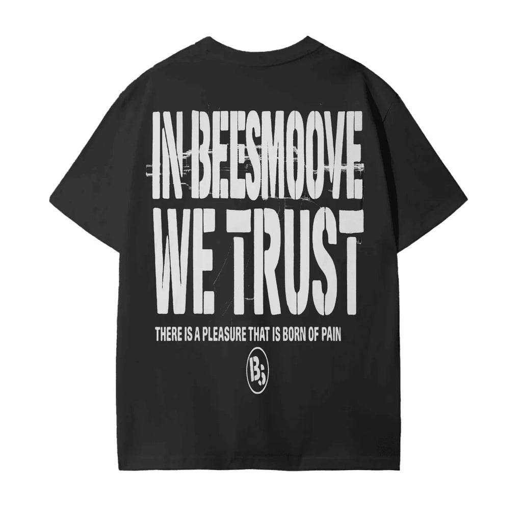 BEESMOOVE No Pain, No Freedom Seamless Cotton T-Shirt - Beesmoove